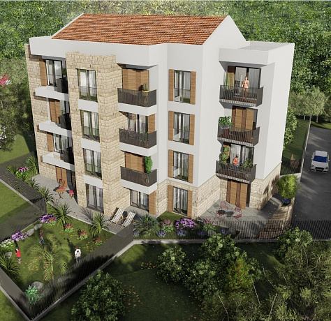 Neue Wohnungen in Herceg Novi, 50 m vom Meer entfernt